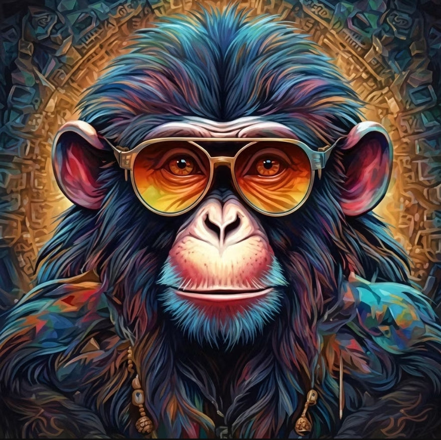 Paint by Numbers Kit Gorilla