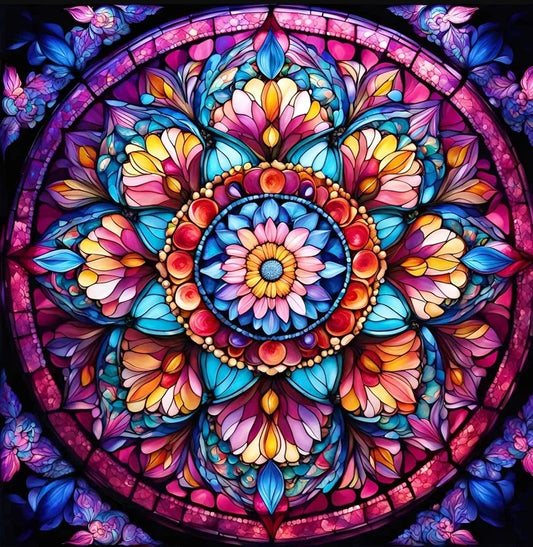 Paint by Numbers Kit Mandala