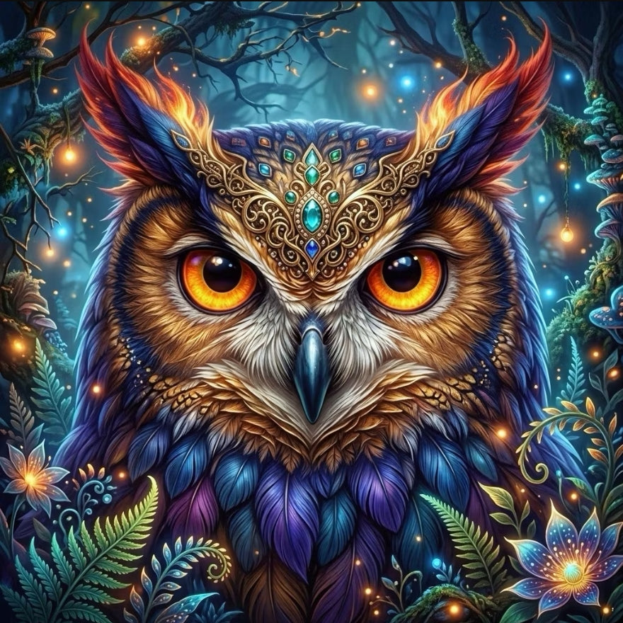 Paint by Numbers Kit Owl