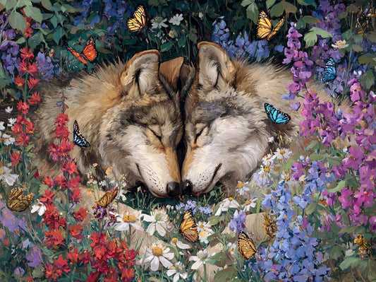 Paint by Numbers Kits Wolves