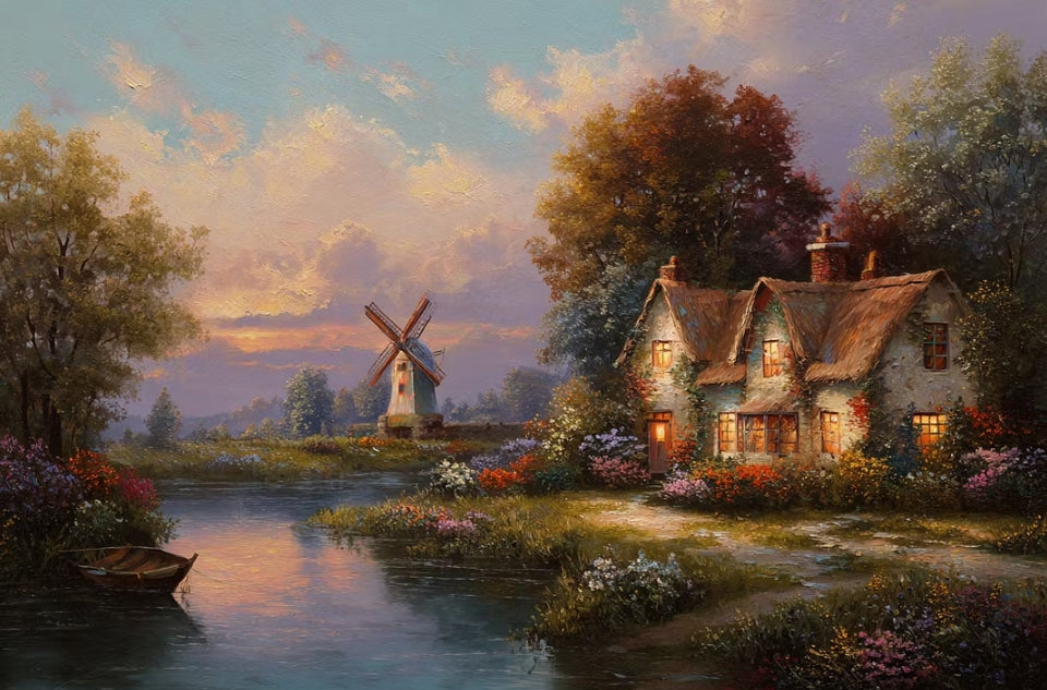 Paint by Numbers Kit Beautiful Scenery