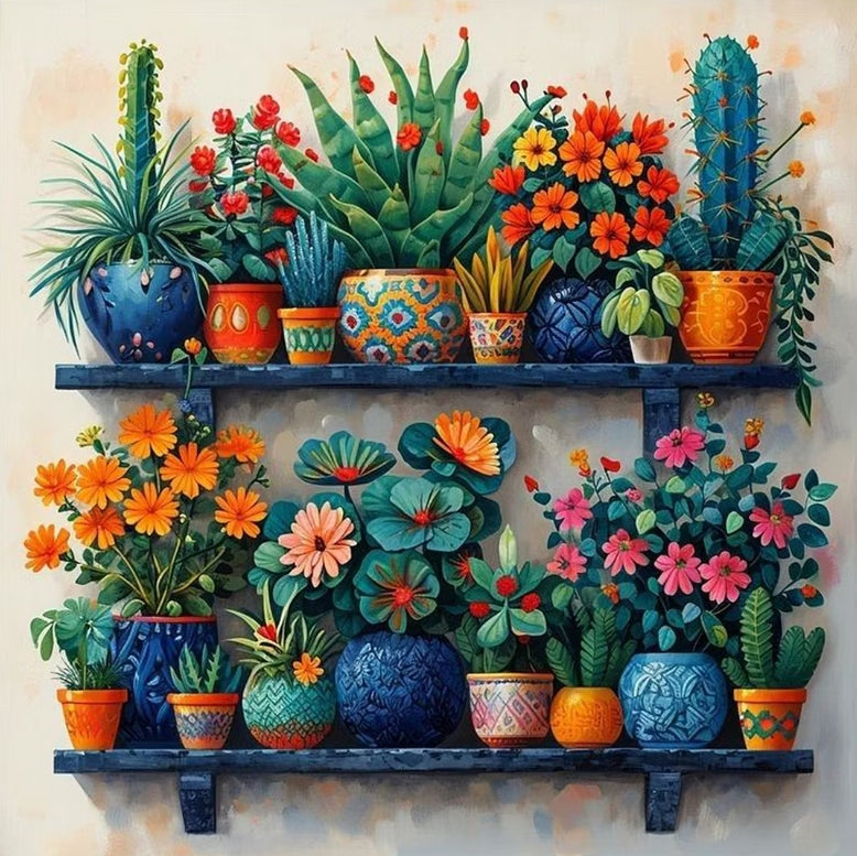 Paint by Numbers Kit Plant
