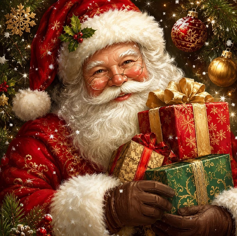 Paint by Numbers Kit Santa Claus