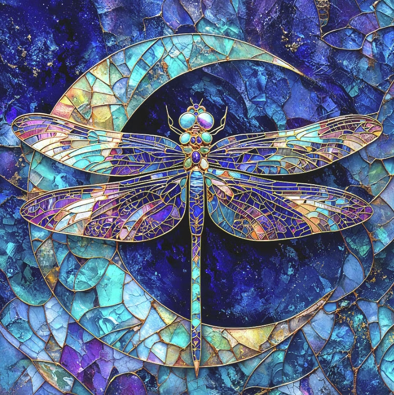 Paint by Numbers Kit Beautiful Dragonfly