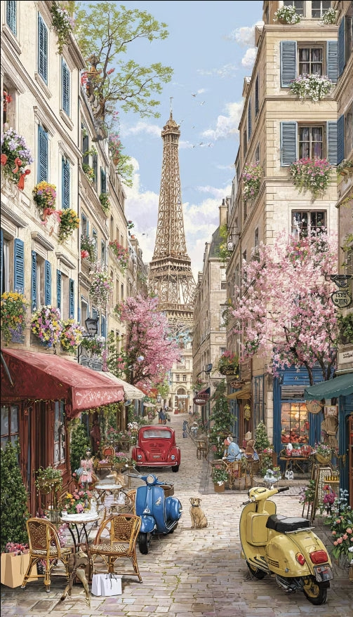 Paint by Numbers Kit Street Scene