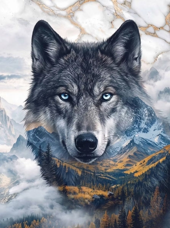 Paint by Numbers Kits Wolf