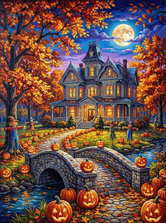 Paint by Numbers Kits Autumn Scenery