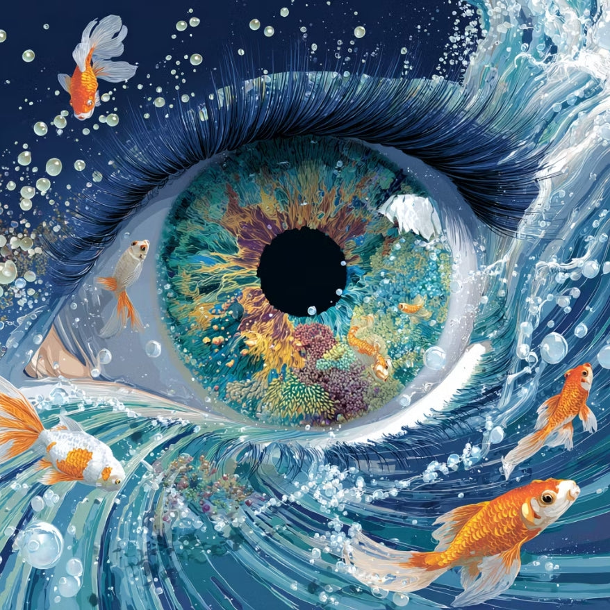 Paint by Numbers Kit Abstract Eye