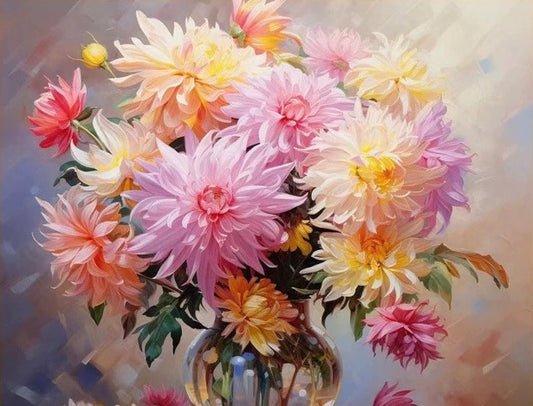 Paint by Numbers Kit Flowers