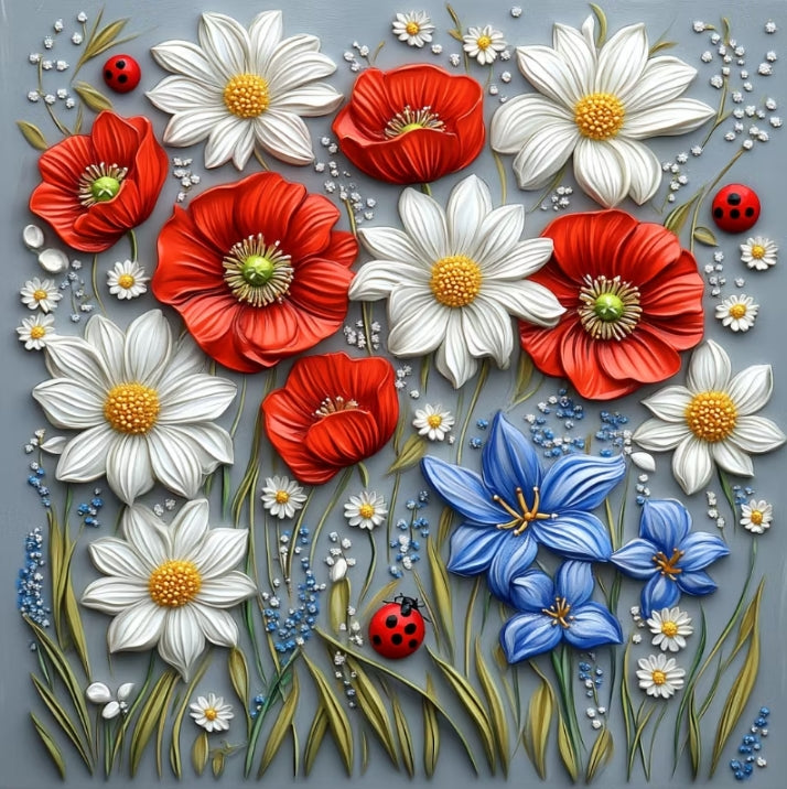 Paint by Numbers Kit Flowers