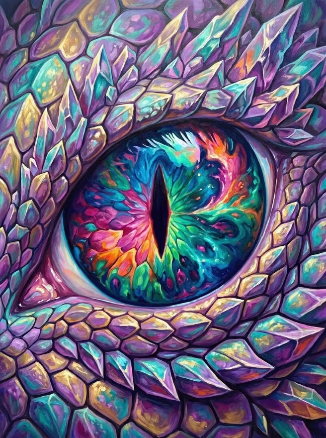 Paint by Numbers Kit Abstract Eye