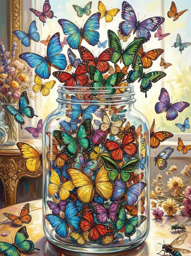 Paint by Numbers Kit Butterflies