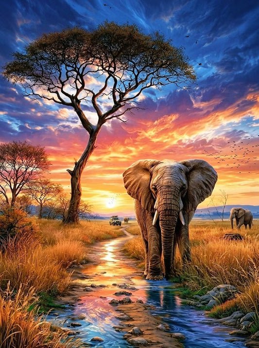 Paint by Numbers Kit Beautiful Scenery