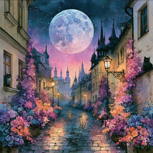 Paint by Numbers Kit Abstract Beautiful Landscape