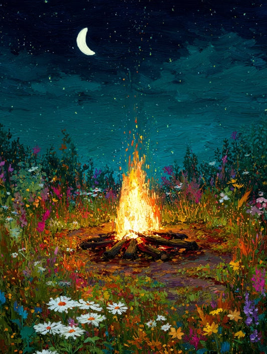 Paint by Numbers Kit Campfire
