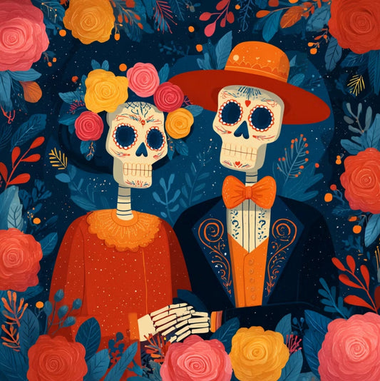 Paint by Numbers Kit Abstract Skull