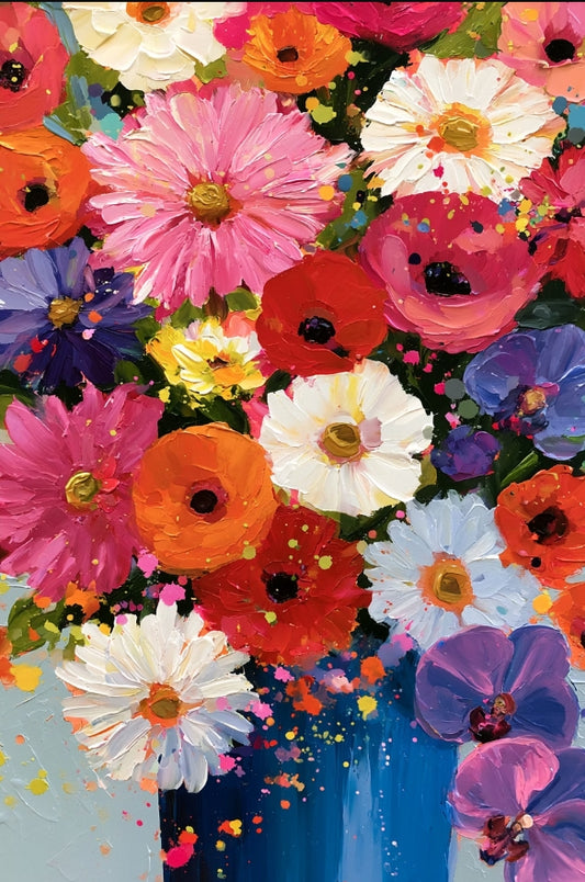 Paint by Numbers Kit Flowers