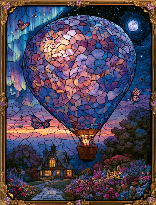 Paint by Numbers Kit Hot Air Balloon