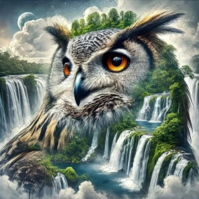 Paint by Numbers Kit Owl