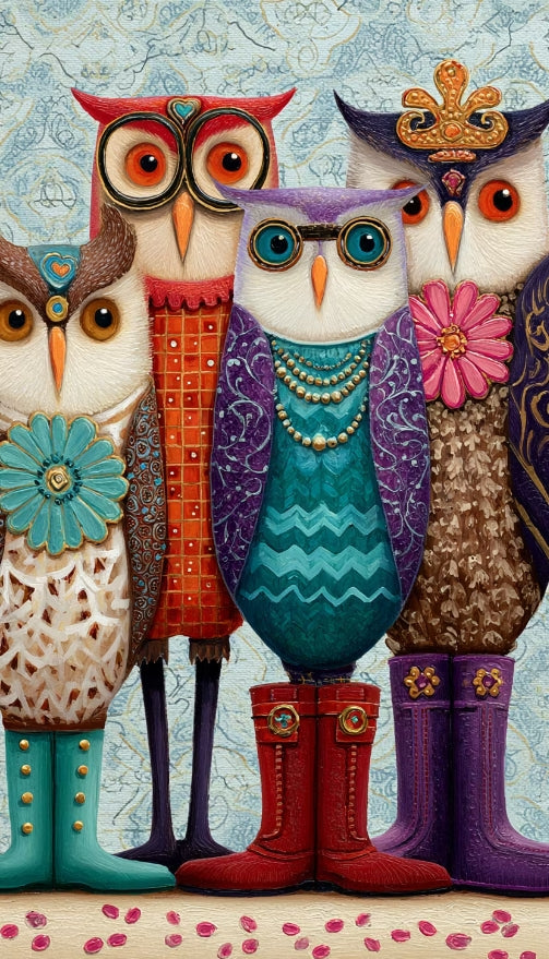 Paint by Numbers Kit Owl