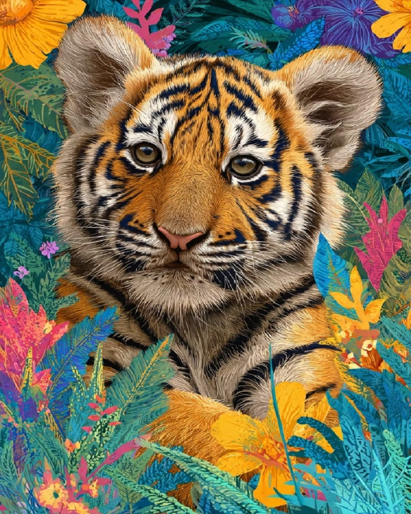 Paint by Numbers Kit Tiger