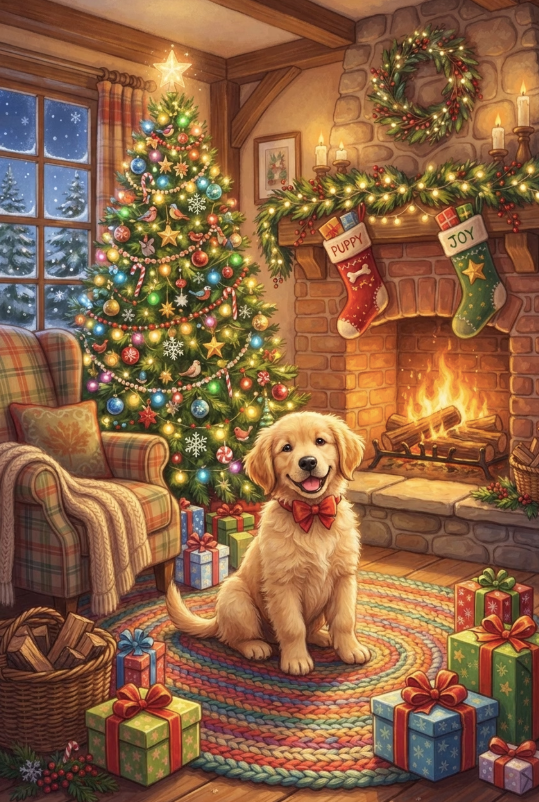 Paint by Numbers Kit Christmas Holiday