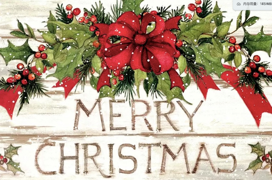 Paint by Numbers Kit Merry Christmas