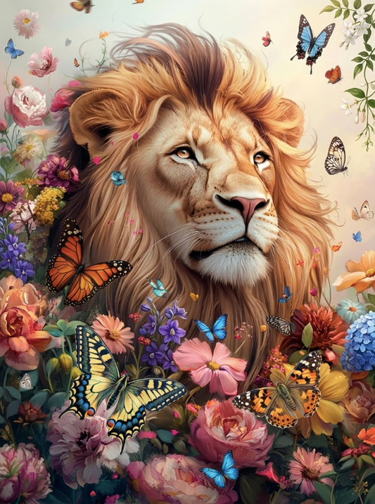 Paint by Numbers Kit Lion