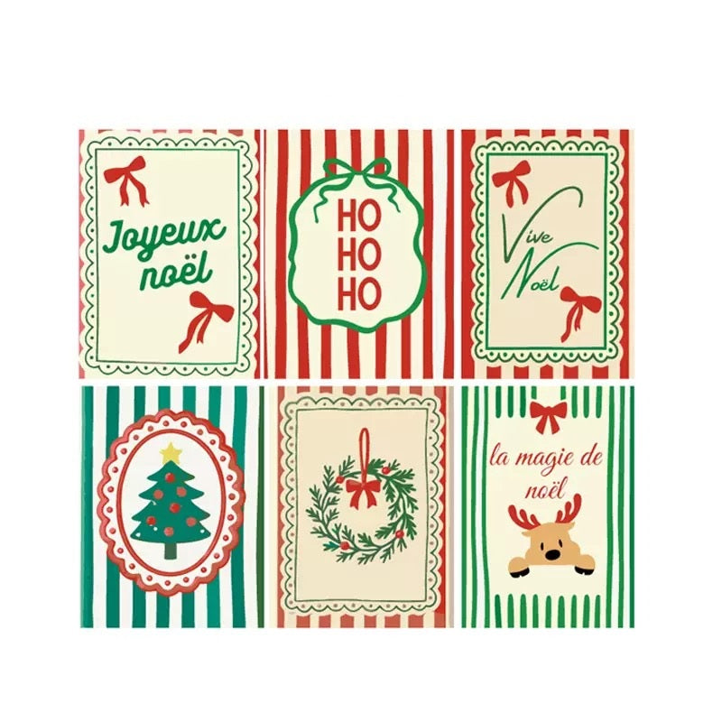 6 Mini Painting by Numbers - Christmas