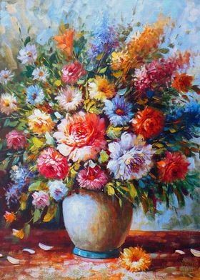 Paint by Numbers Kit Flowers