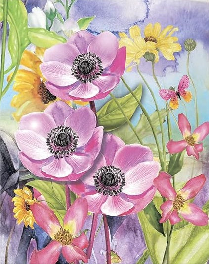 Paint by Numbers Kit Flowers