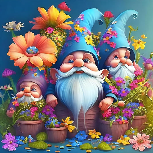 Paint by Numbers Kit Goblin In The Flowers