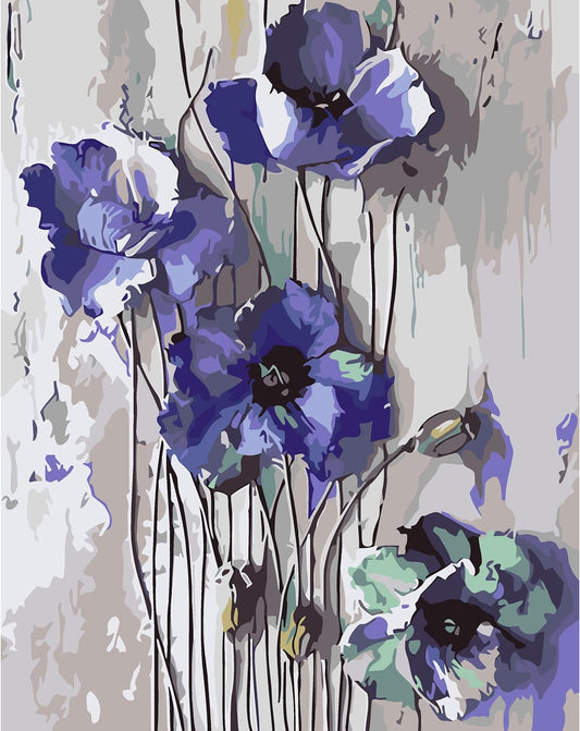 Paint by Numbers Kit 3D Flowers