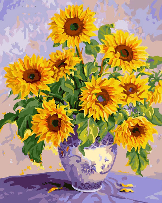 Paint by Numbers Kit Sunflower