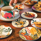Paint by numbers Coasters (6 pieces) - Plant