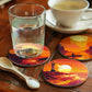 Paint by numbers Coasters (6 pieces) - Landscape