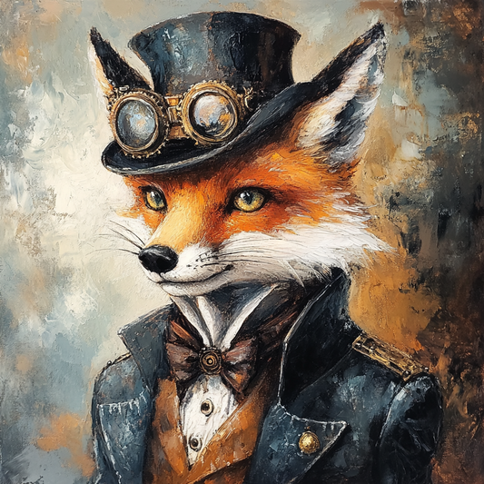 Paint by Numbers Kit Punk Fox