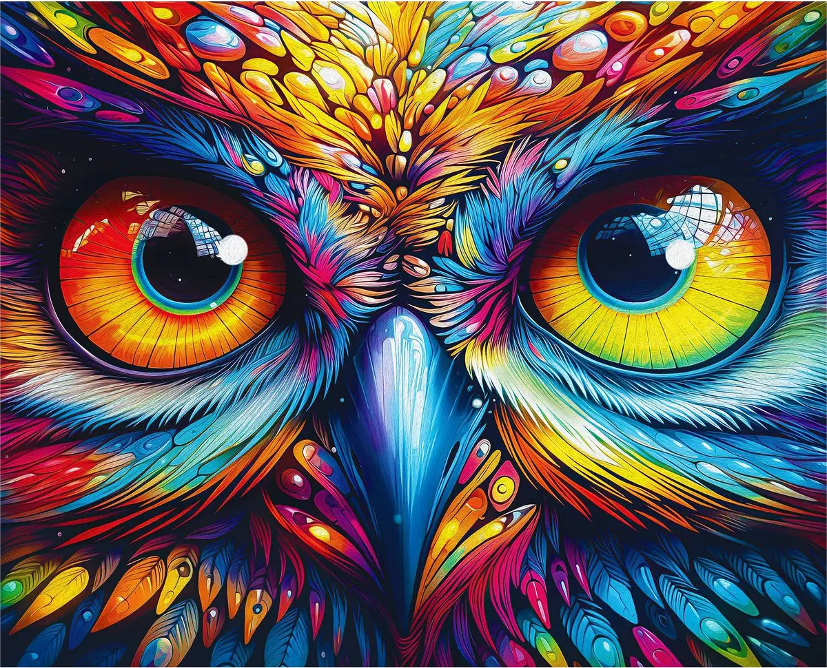 Paint by Numbers Kit Owl