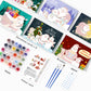 Paint by numbers DIY Christmas Cards  6 Pack
