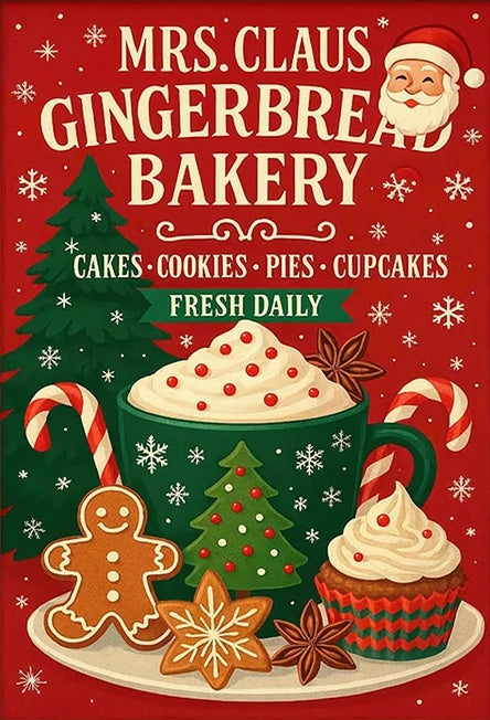 big size paint by numbers kit christmas poster