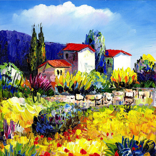 Paint by Numbers Kit Abstract Landscape