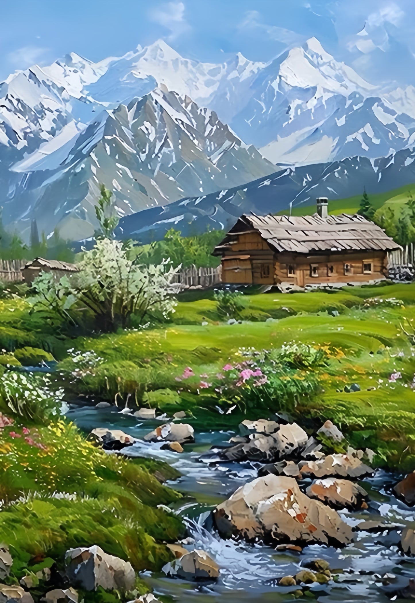 Paint by Numbers Kit Beautiful Scenery