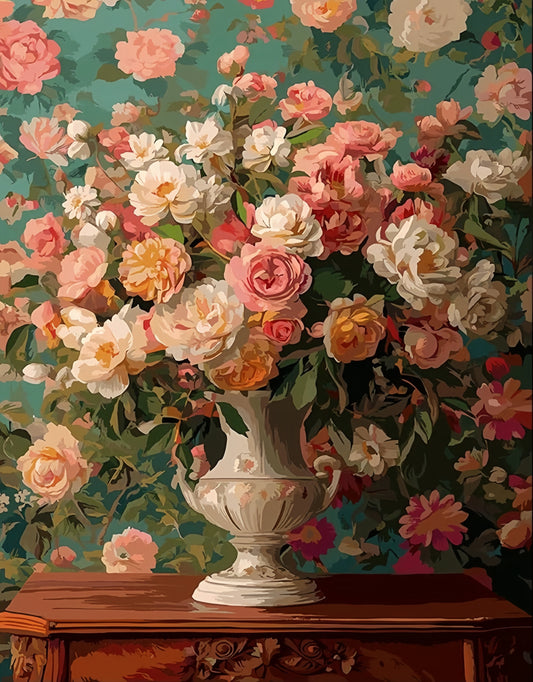 Paint by Numbers Kit Flowers