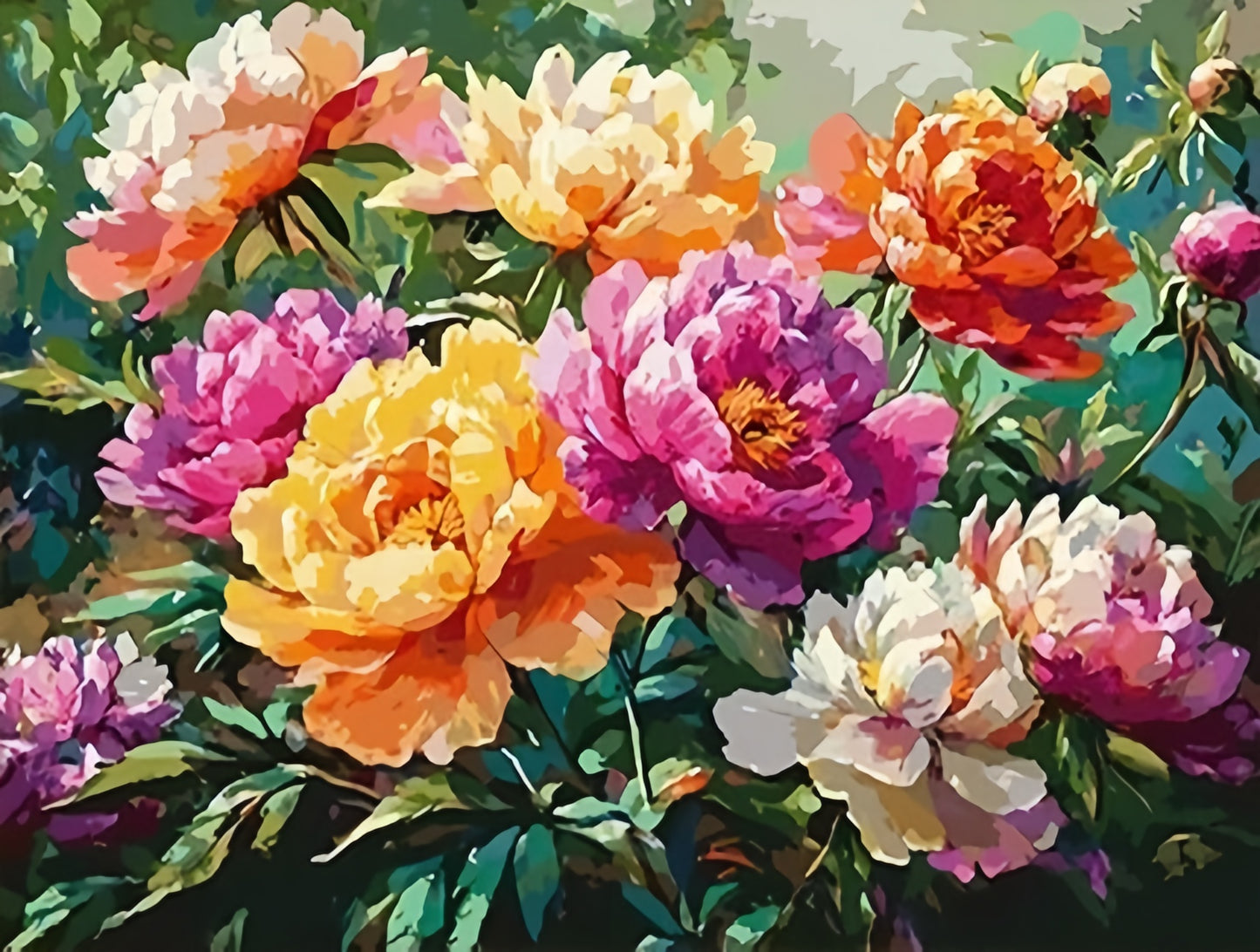 Paint by Numbers Kit Flowers