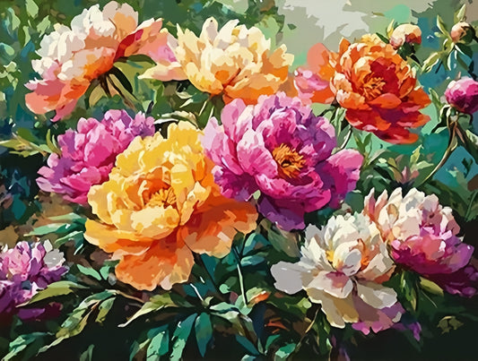 Paint by Numbers Kit Flowers