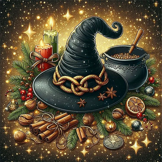 Paint by Numbers Kit Witch's Hat