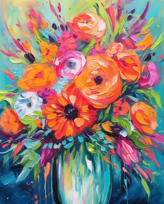 Paint by Numbers Kit Beautiful Flower