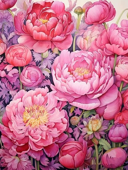 Paint by Numbers Kit Flowers