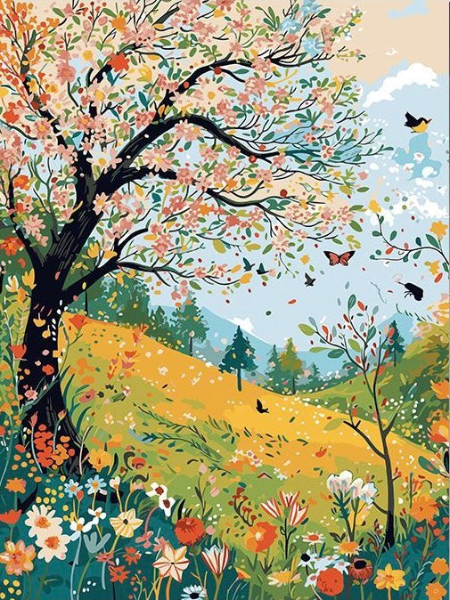 Paint by Numbers Kit Spring