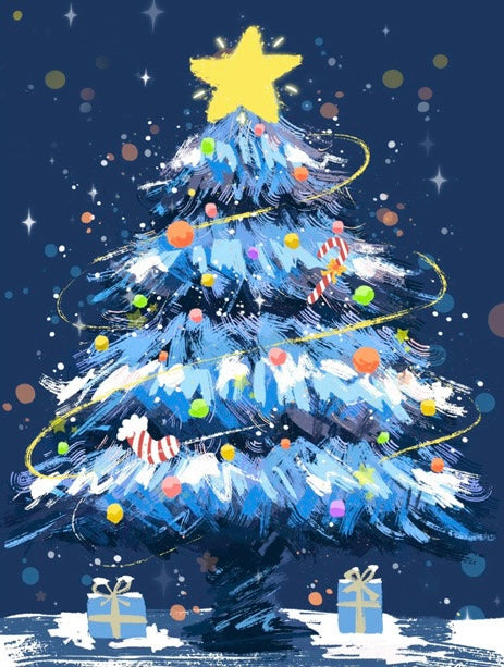 Paint by Numbers Kit Christmas Tree